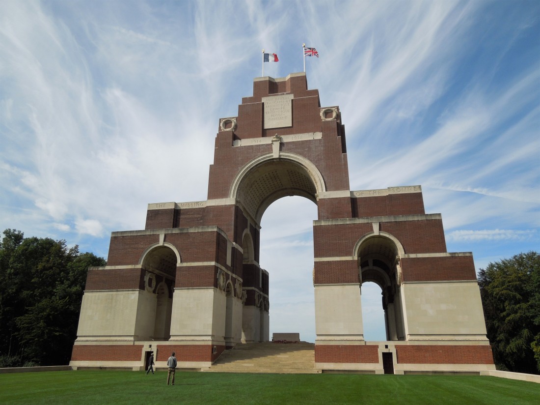 Thiepval Memorial to the Missing of the Somme [Copyright 2018: A. Matthews]